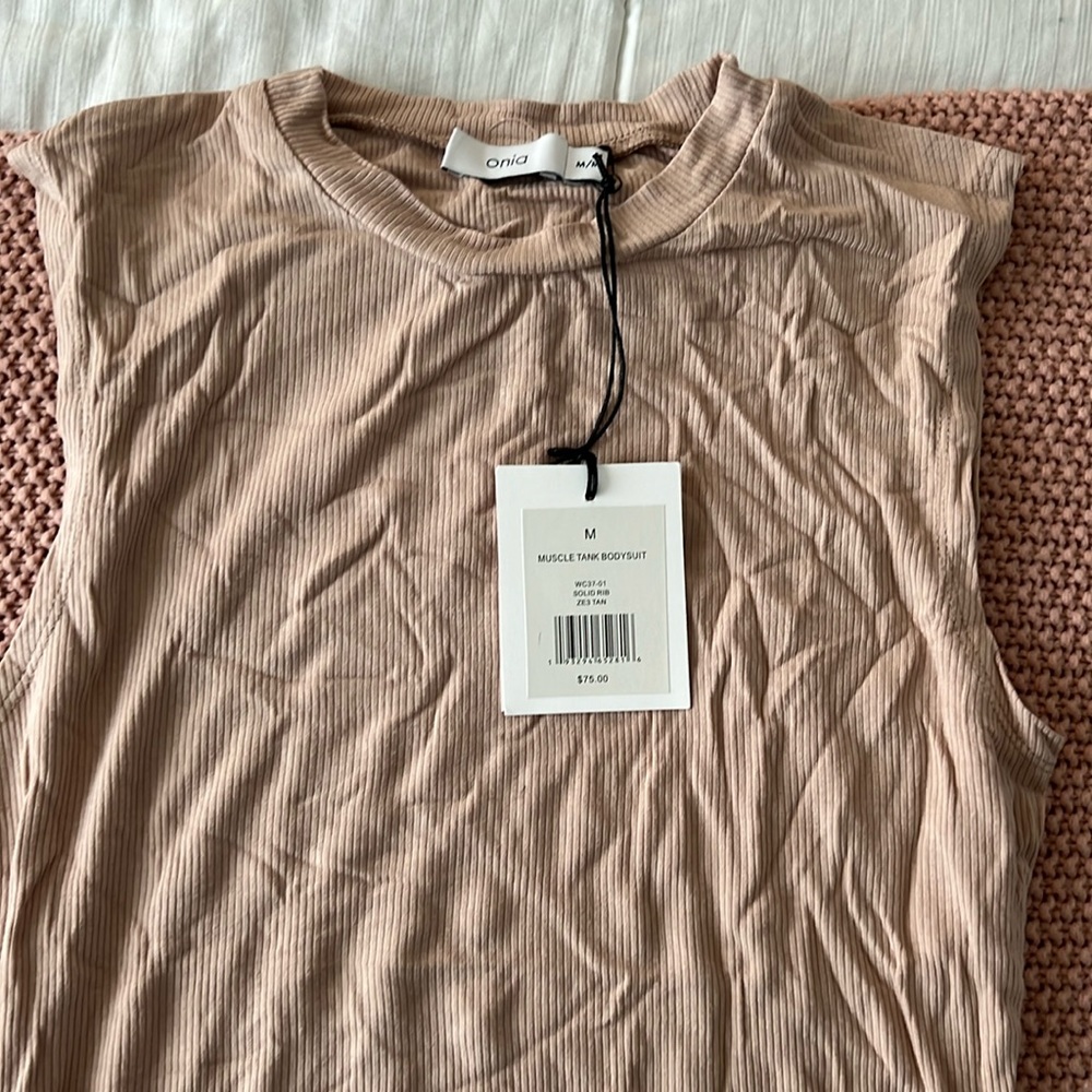Muscle tank bodysuit
